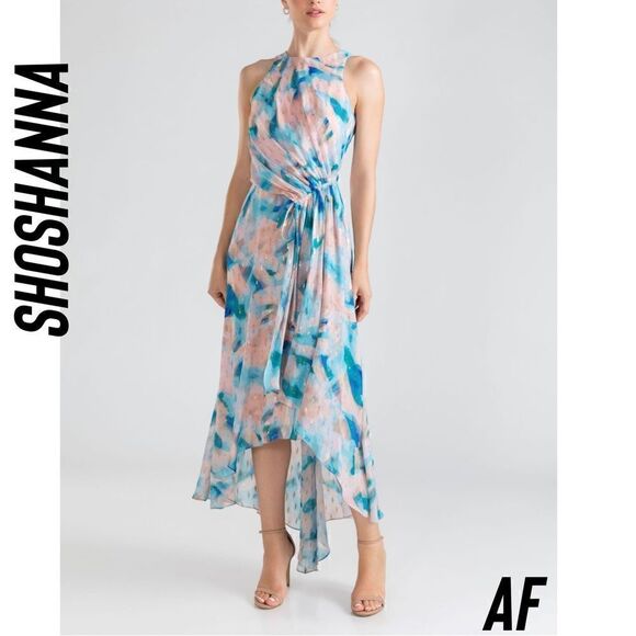 SHOSHANNA MIDNIGHT MACIE DRESS NET SIZE 12 - Picture 1 of 10